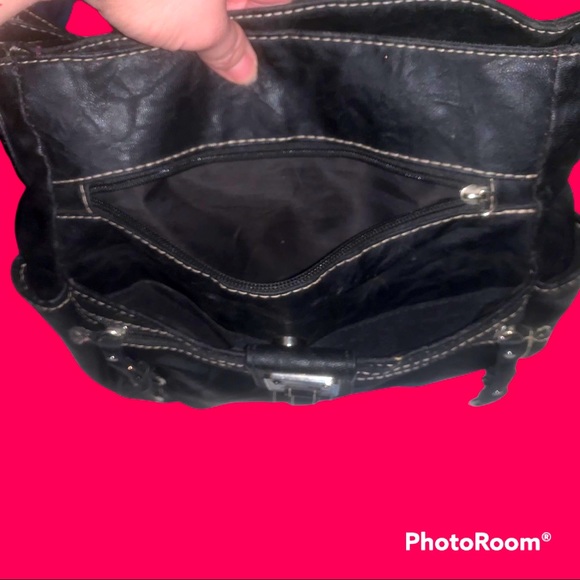 Rossetti Faux Leather Shoulder Bag EUC - Picture 2 of 5